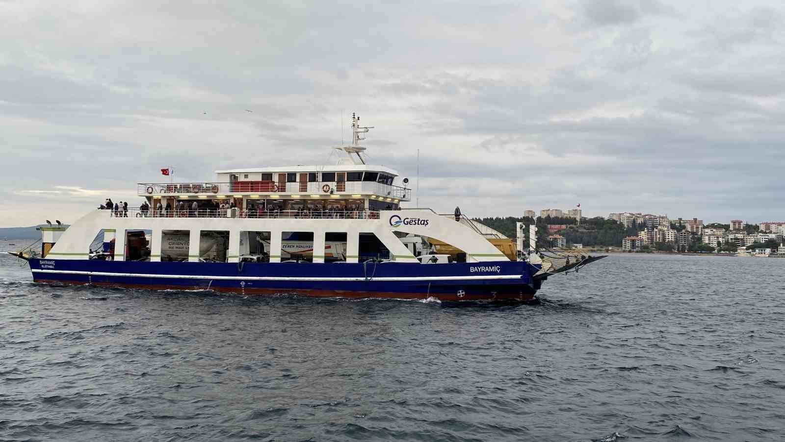 Gökçeada’ya yapılacak bazı feribot seferleri iptal edildi
