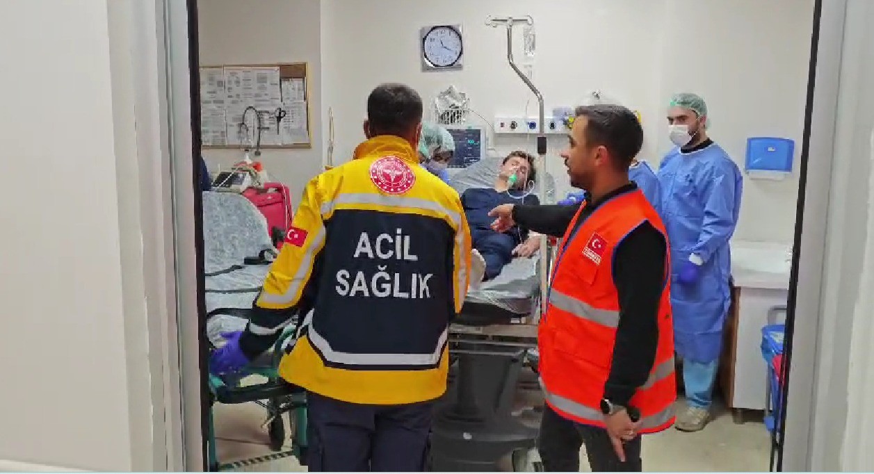 Gölbaşı Devlet Hastanesi’nde mor kod tatbikatı gerçeği aratmadı
