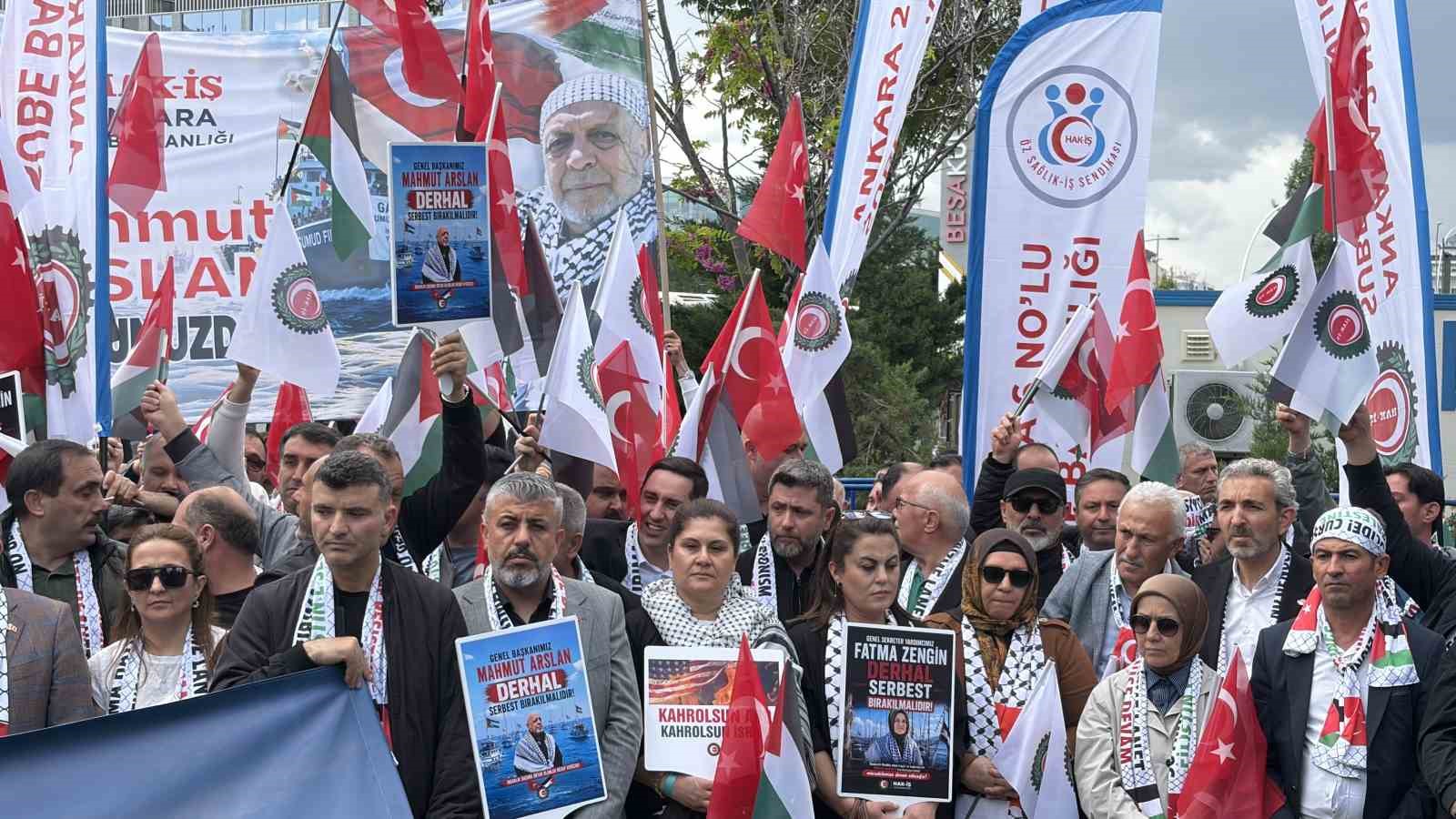HAK-İŞ Genel Başkan Vekili Sert: "Sumud aktivistlerinin İsrail güçlerince alıkonulmasını protesto ediyoruz"
