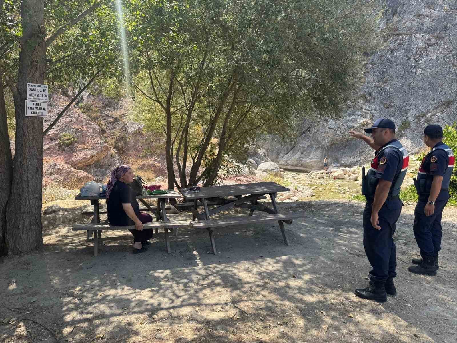Harmankaya Kanyonu’nda ziyaretçilere yangın ve boğulma uyarısı
