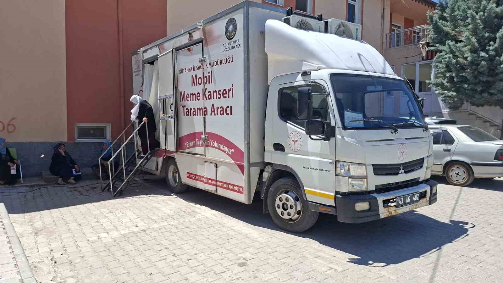 Hisarcık’ta meme kanseri için mobil tarama çalışmaları sürüyor

