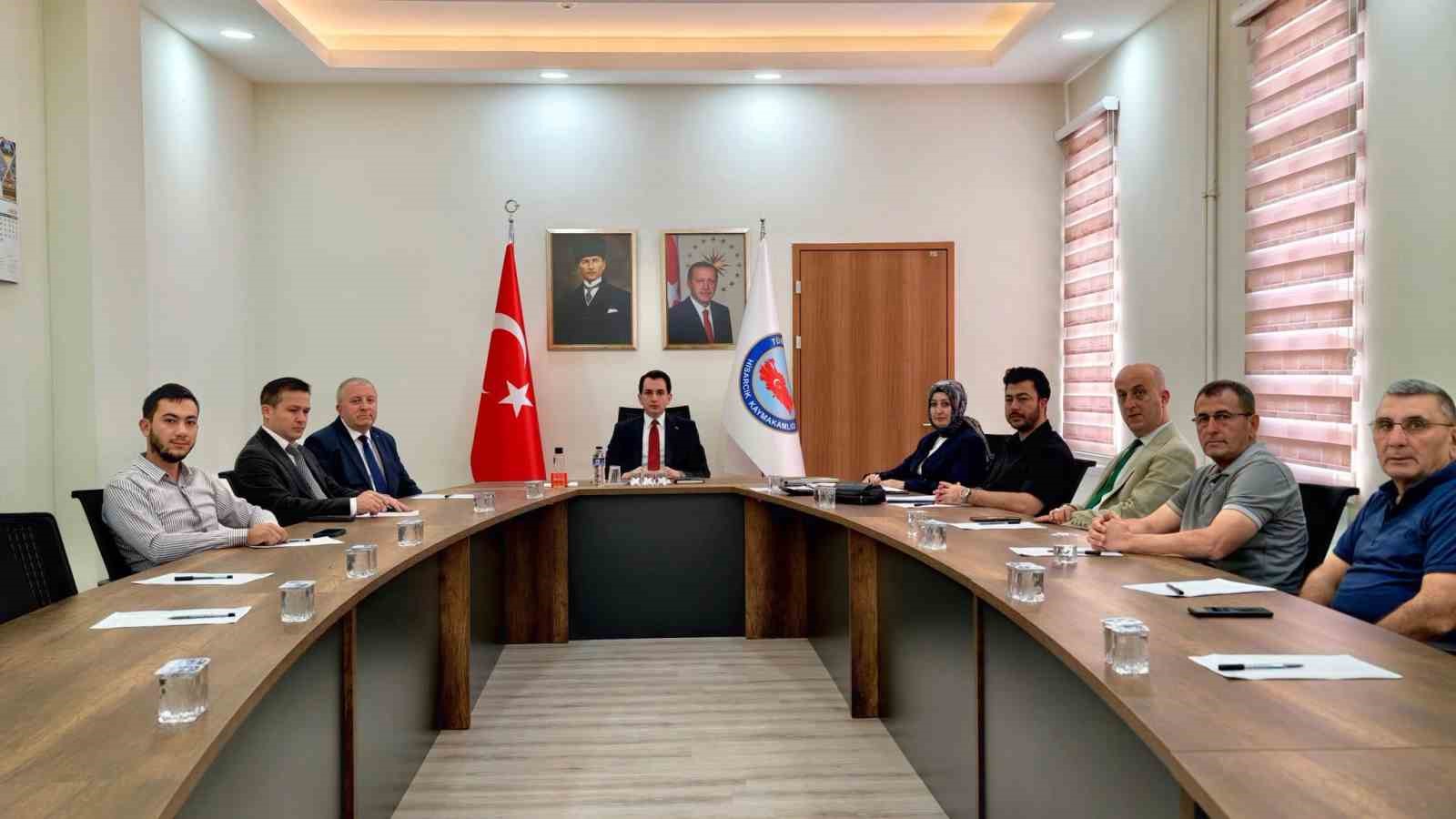 Hisarcık’ta sosyal yardımlar değerlendirildi
