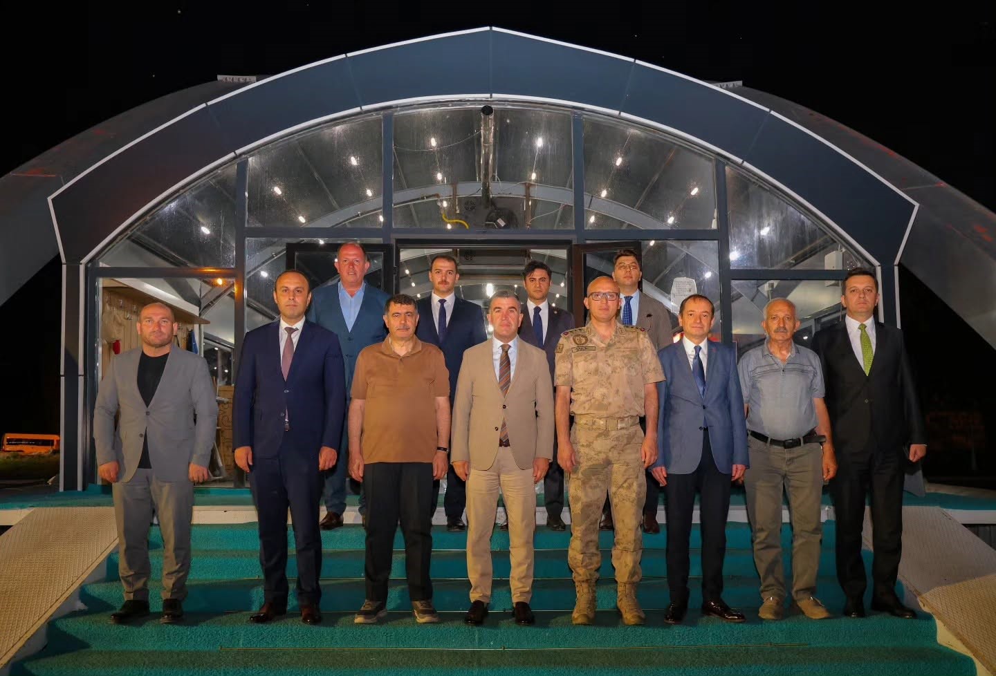 İl Jandarma Komutanı Aslan için veda yemeği düzenlendi
