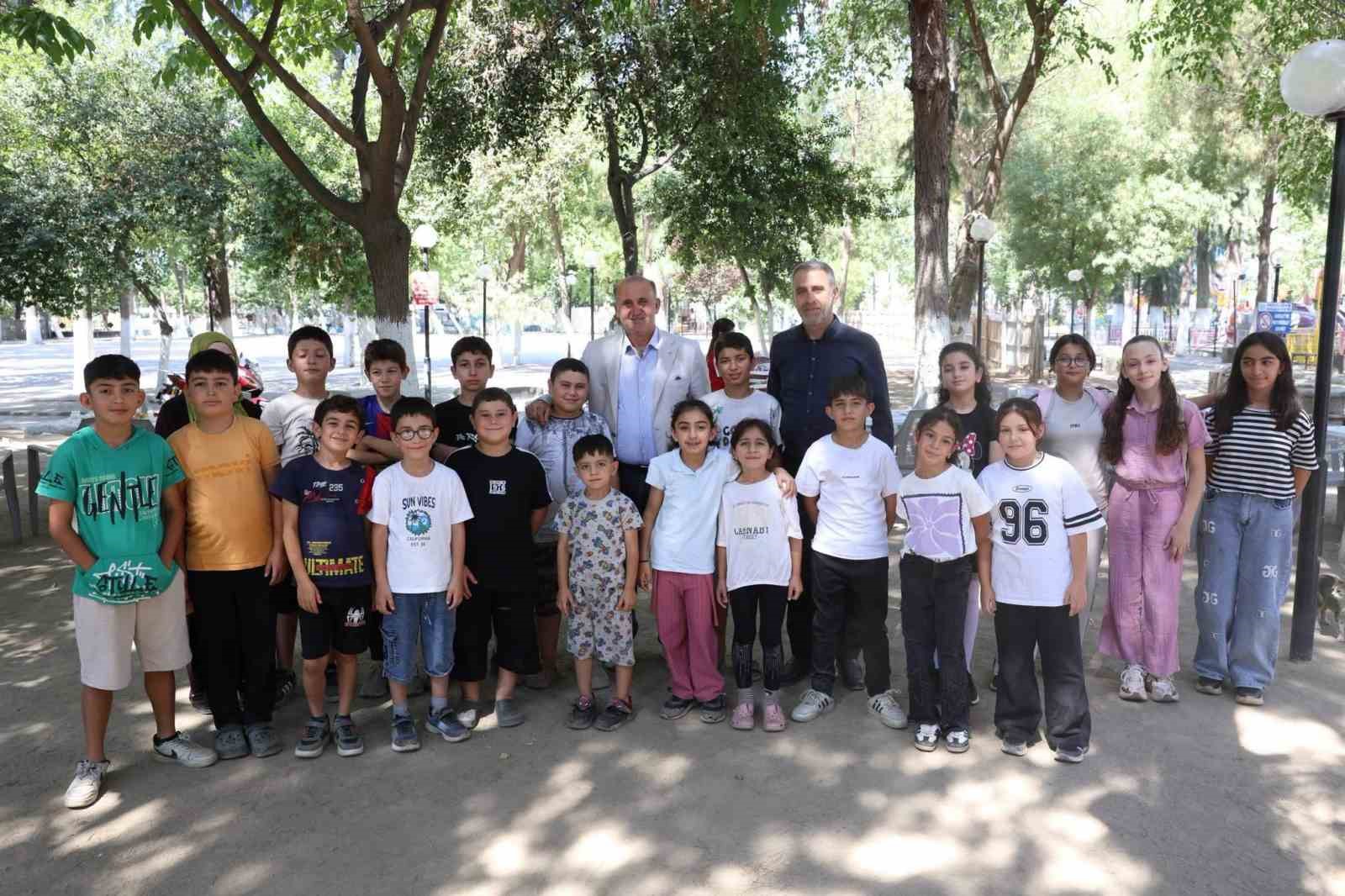 İncirliova’da Kur’an kursu öğrencileri Kültür Park’ta ağırlandı
