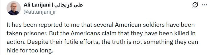 İran’dan esir asker açıklaması geldi, ABD yalanladı
