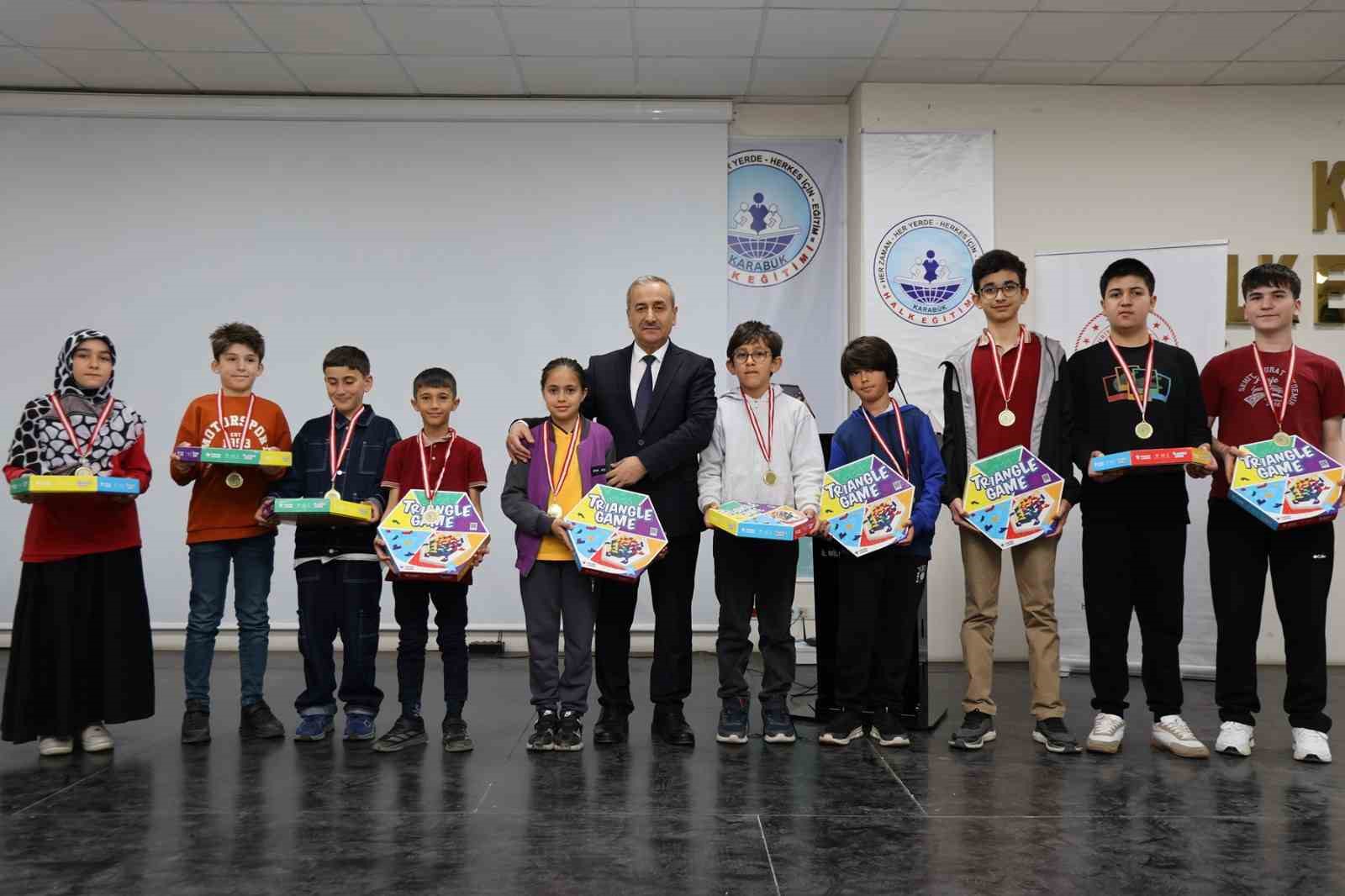 Karabük’te akıl ve zeka oyunları turnuvası düzenlendi
