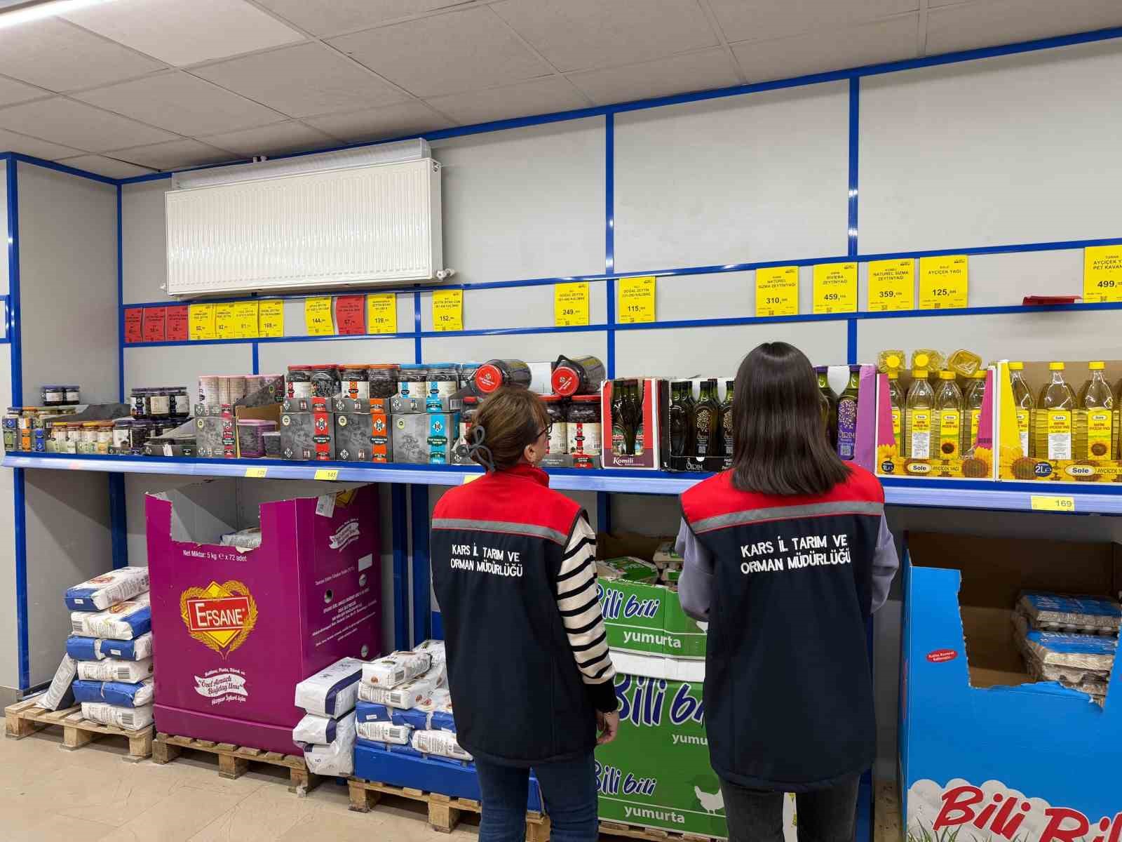 Kars’ta tarımsal ürün fiyatları sahadan takip ediliyor
