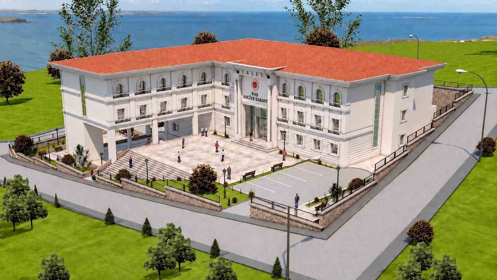 Kaş ilçesine yeni adliye binası
