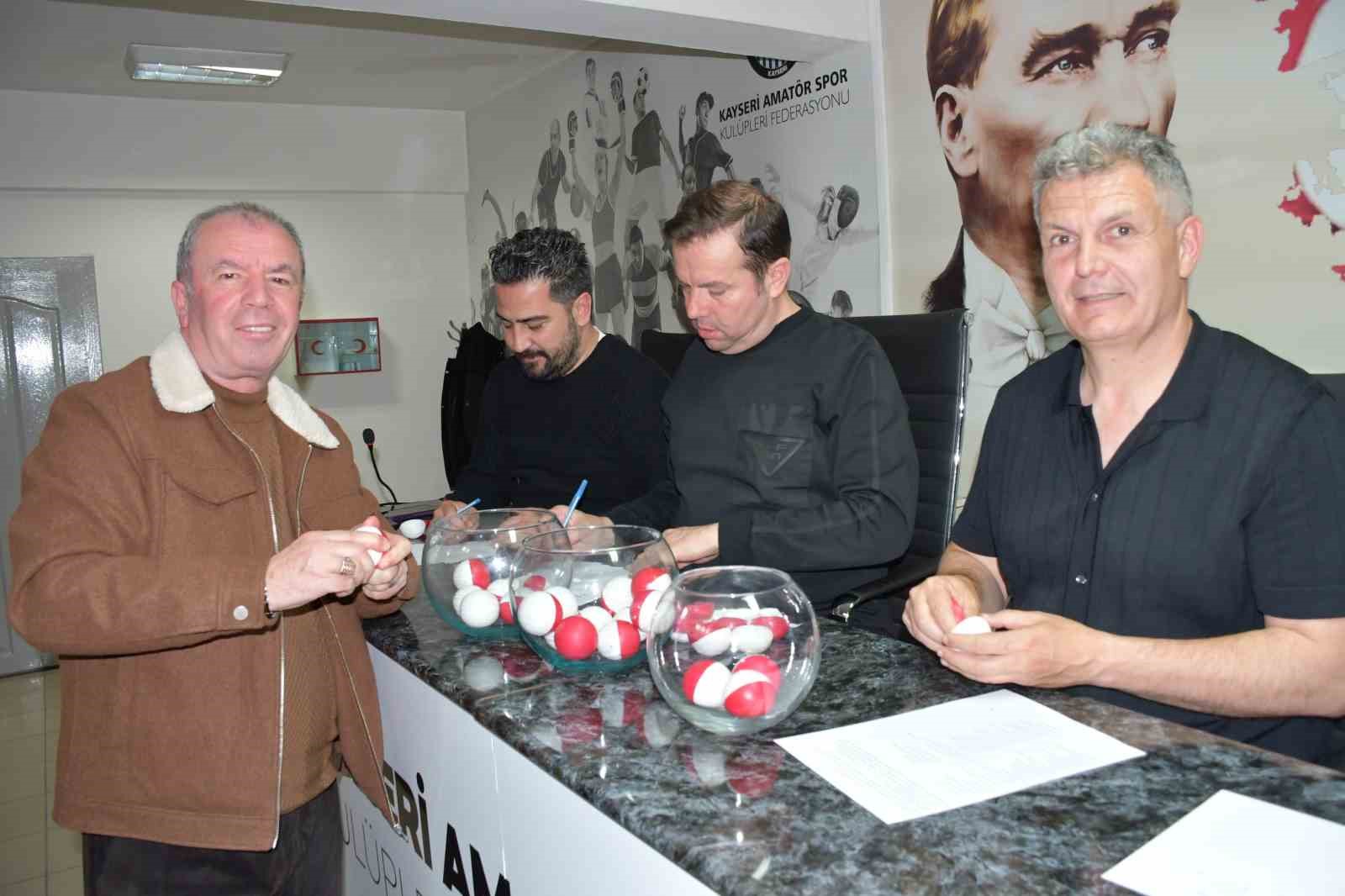 Kayseri’de 1. Amatör Küme fikstürü 15 Eylül’de çekilecek
