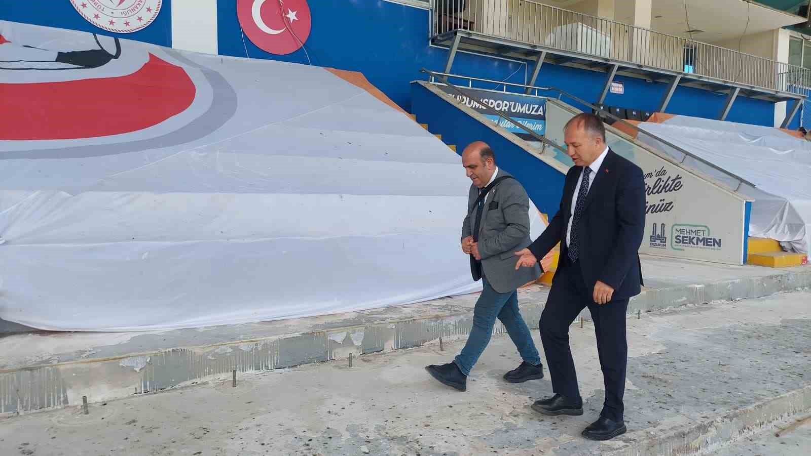 Kazımkarabekir Stadı Süper Lige hazırlanıyor
