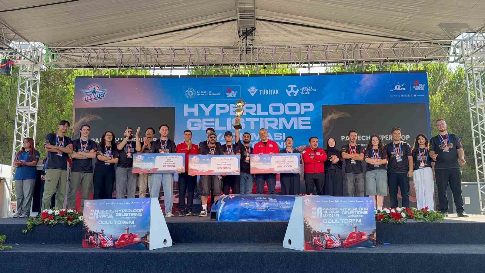 KBÜ’nün PARTECH Hyperloop Takımı Türkiye ikincisi oldu
