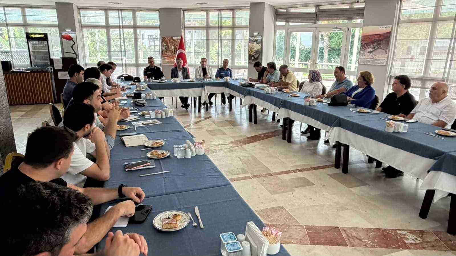 Kemer’de afet koordinasyon toplantısı
