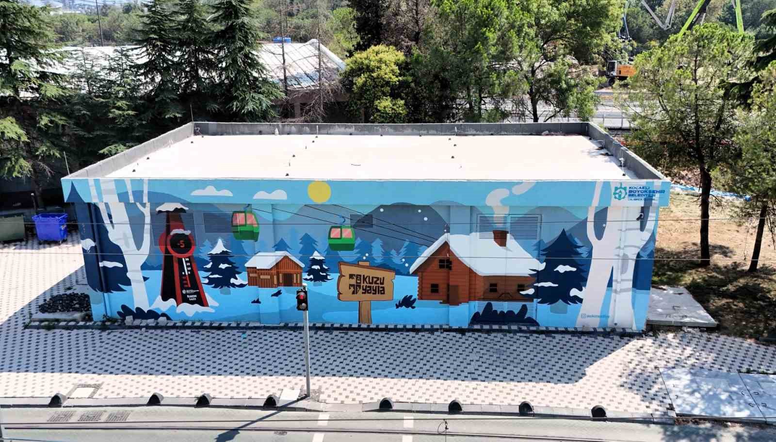 Kocaeli’nin değerleri duvarlara renk katıyor
