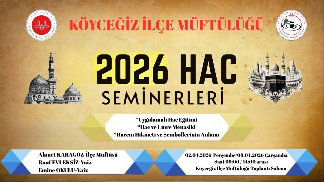 Köyceğizli hacı adaylarına seminer verilecek
