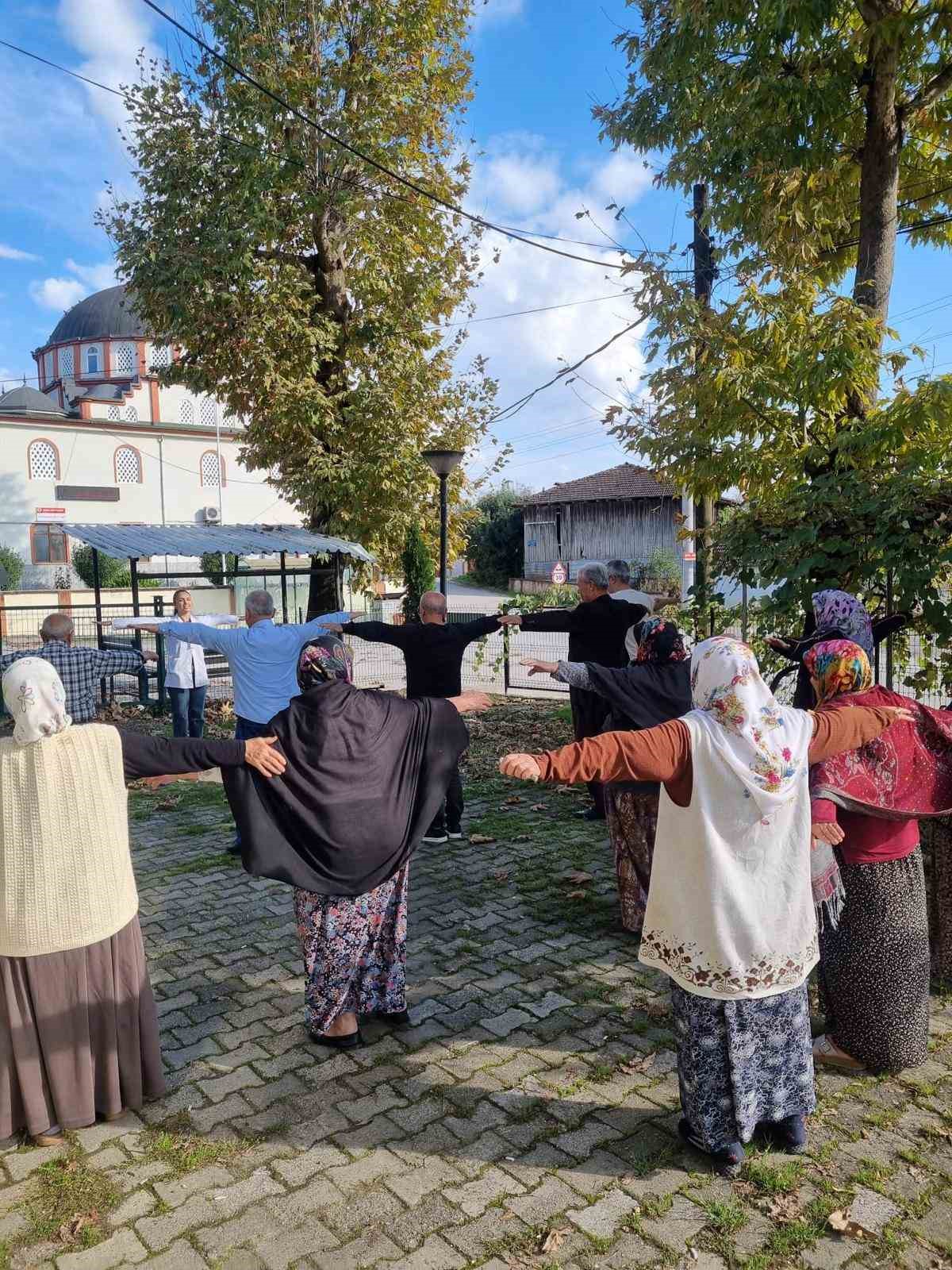 Köylerde sağlıklı yaşam alışkanlığı kazandırılıyor

