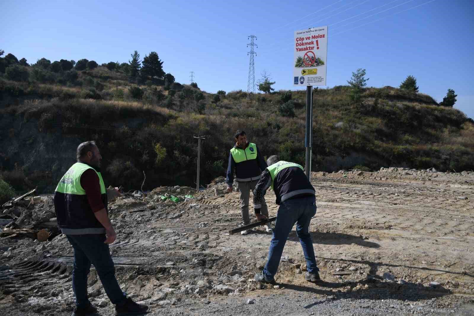 Kuşadası Belediyesi’nden kaçak moloz dökümüne karşı seferberlik
