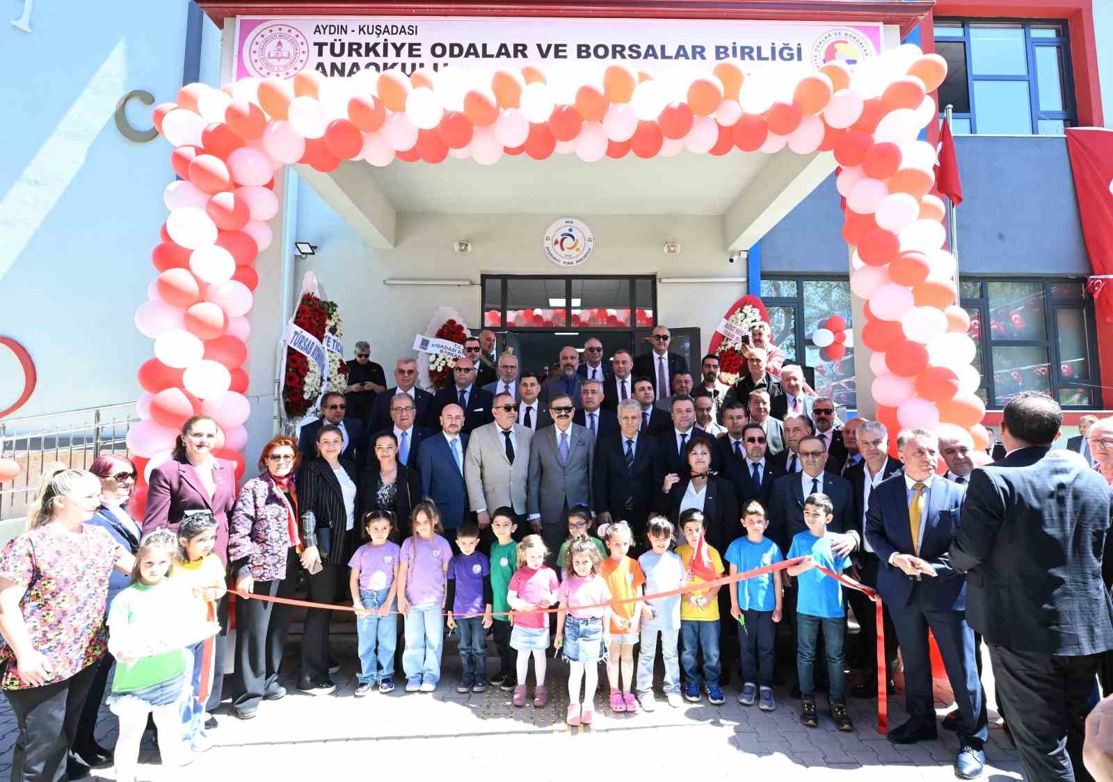 Kuşadası’nda TOBB Anaokulu açıldı
