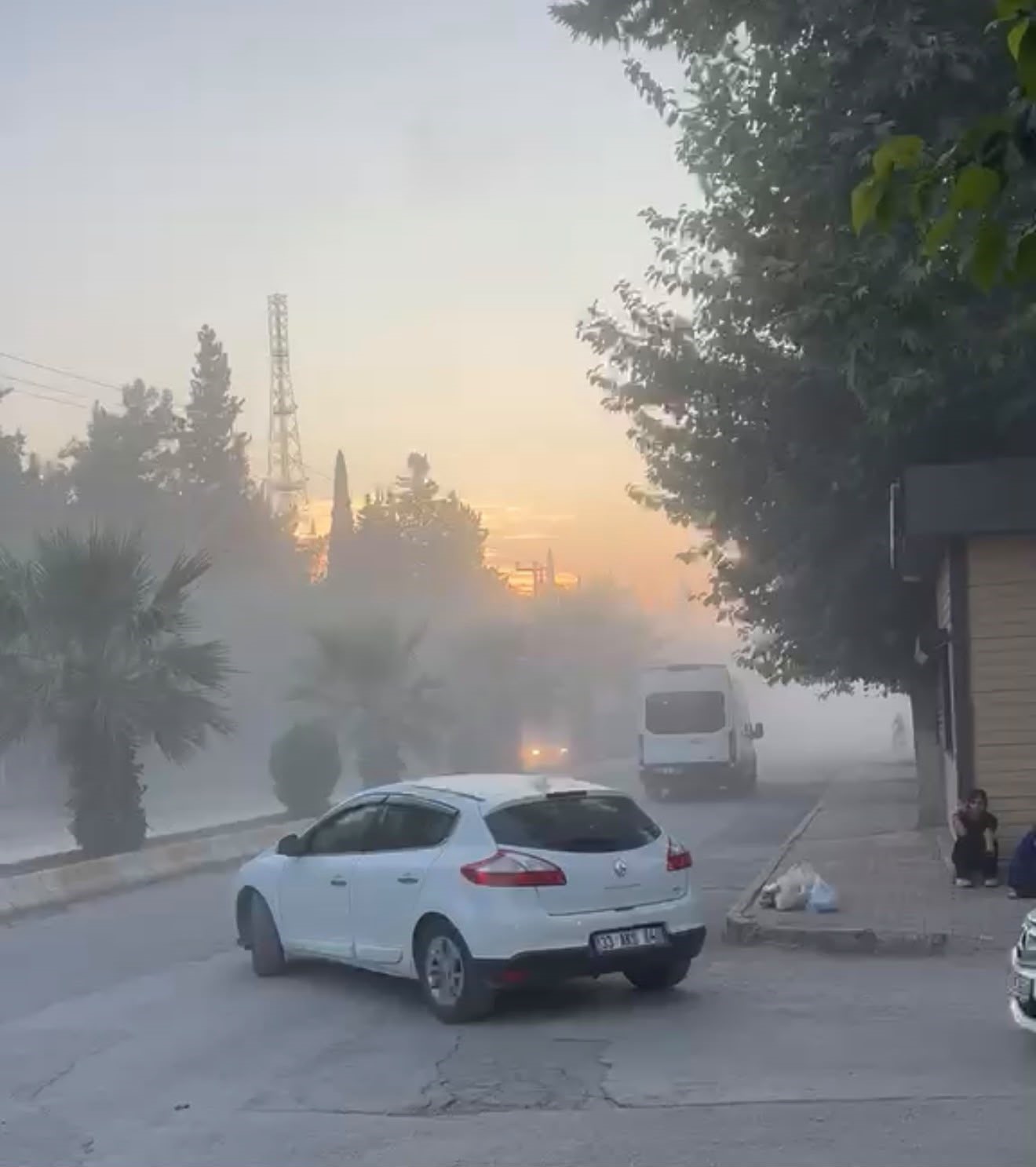 Mahallede toz hakim oldu
