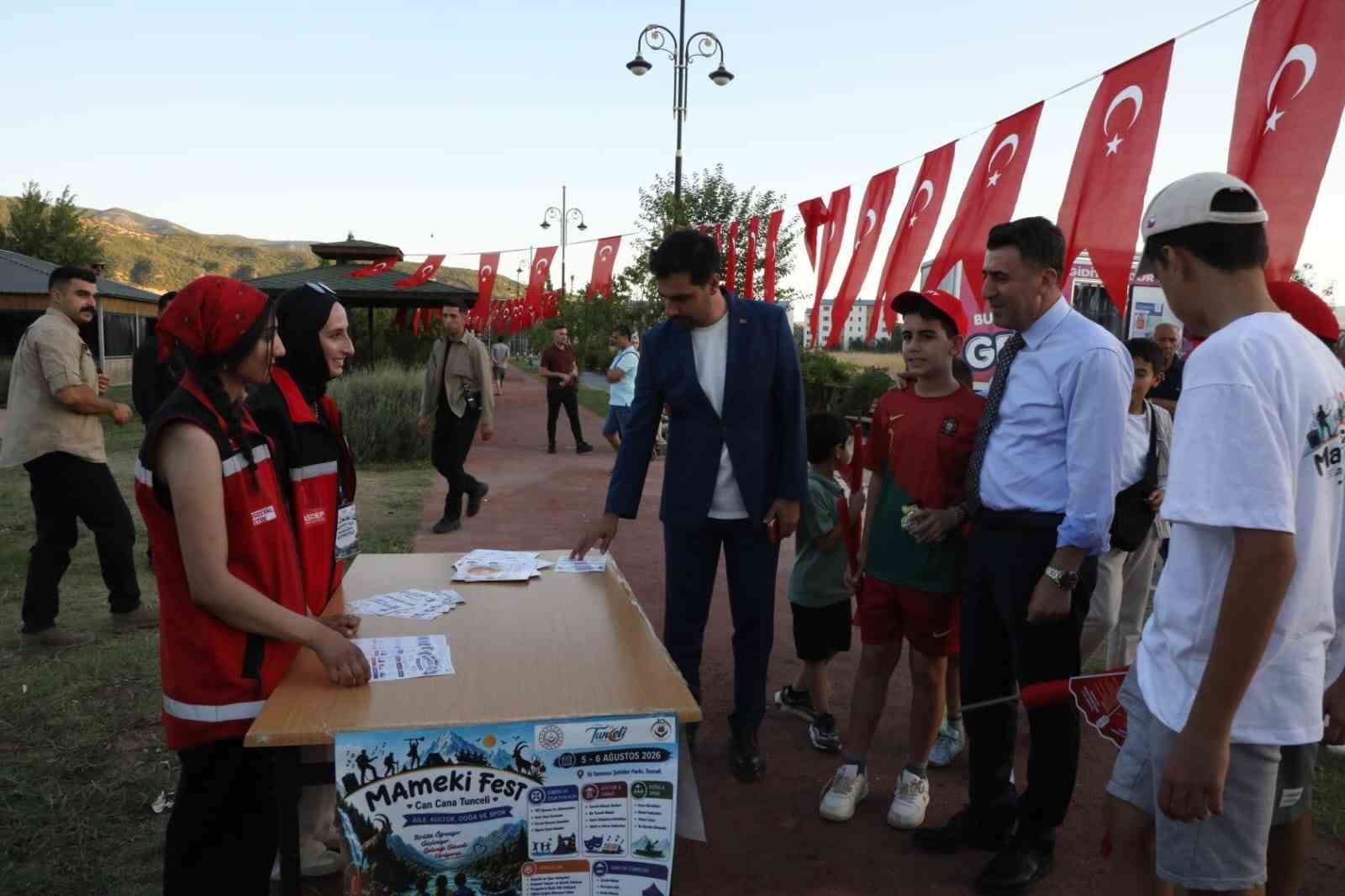 "Mameki Fest" Tunceli’de coşkuyla başladı
