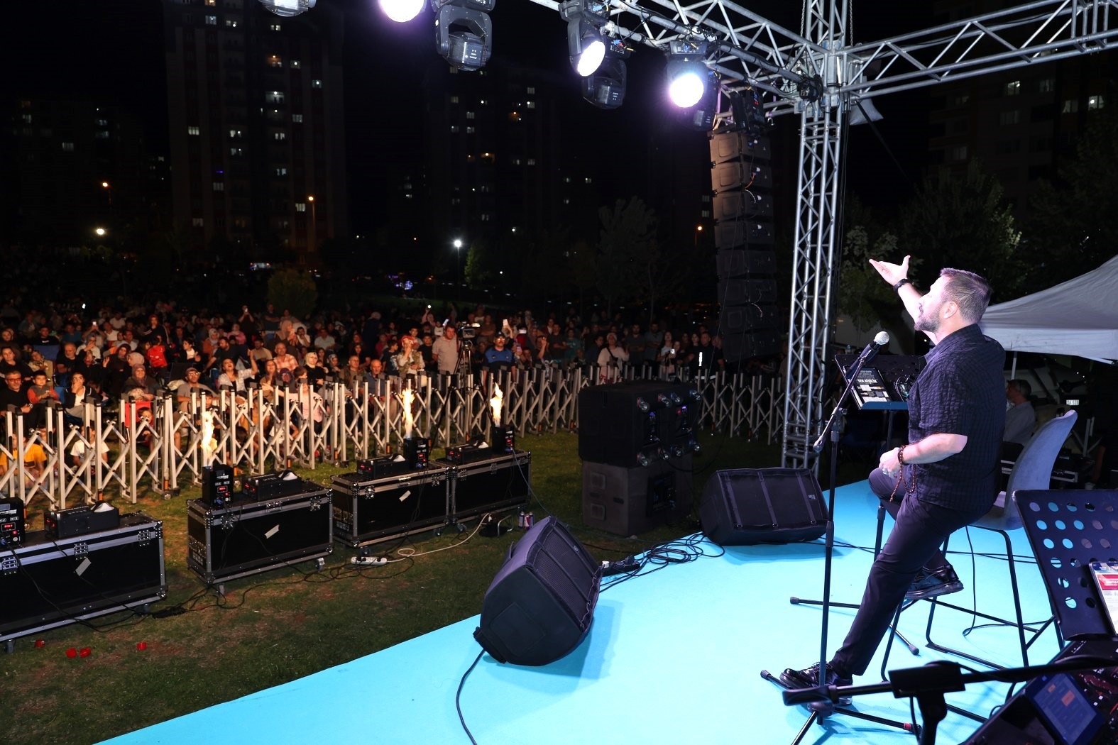 Melikgazi, mahalle konserlerine devam ediyor
