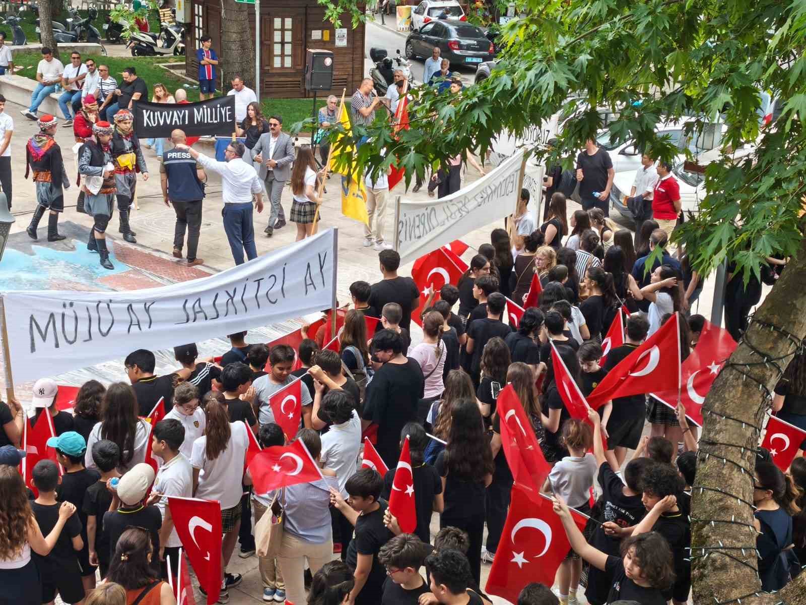 Menteşe’de milli mücadele ruhu yeniden canlandı
