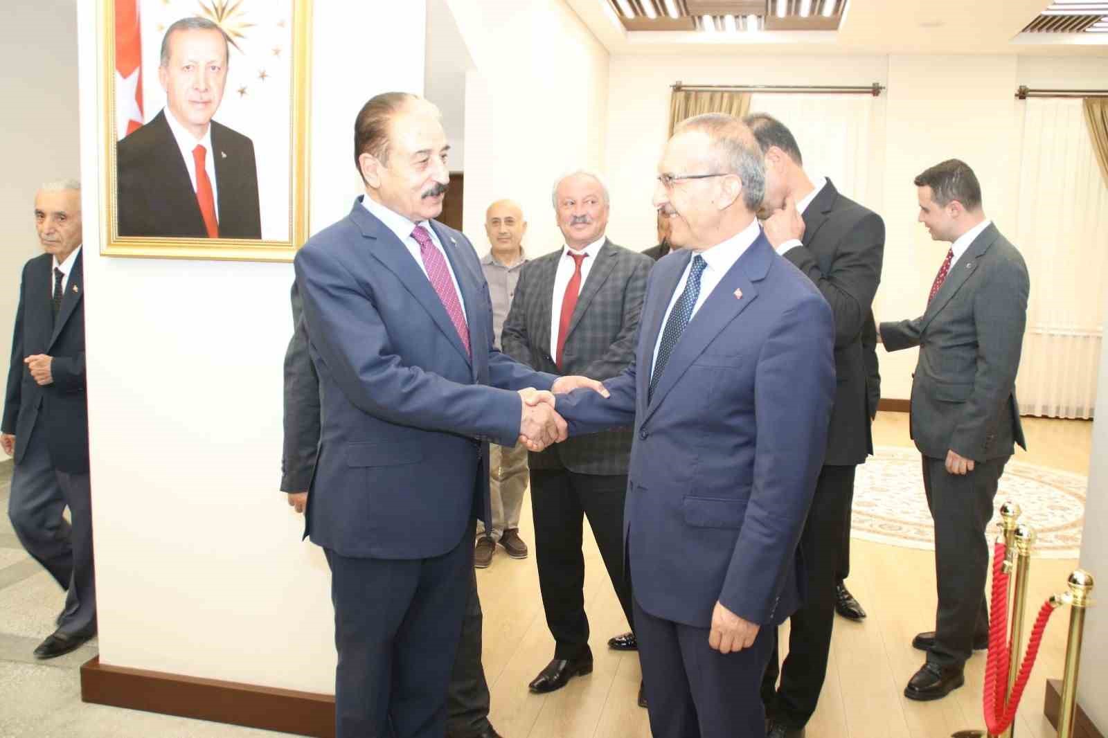 MESOB heyetinden Vali Seddar Yavuz’a ’Ahilik Haftası’ ziyareti

