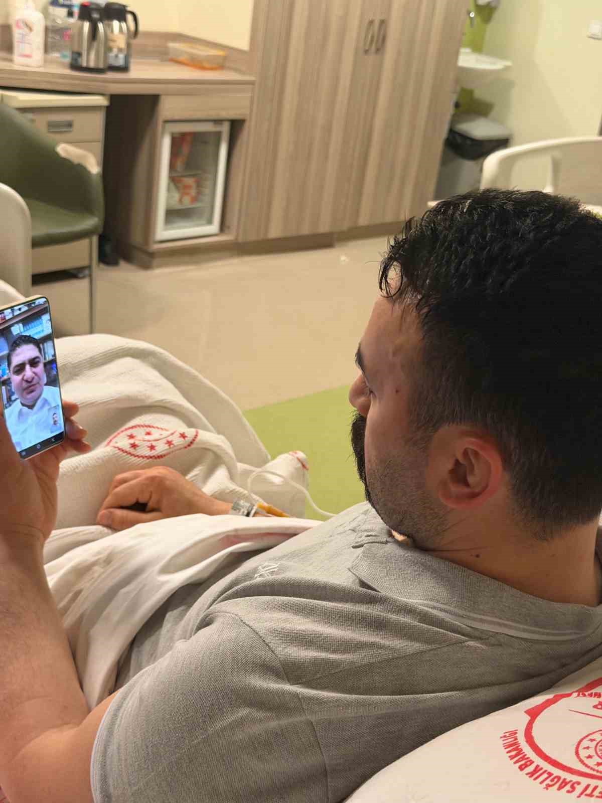 MHP Genel Başkan Yardımcısı Özdemir’den operasyonda yaralanan polise geçmiş olsun telefonu
