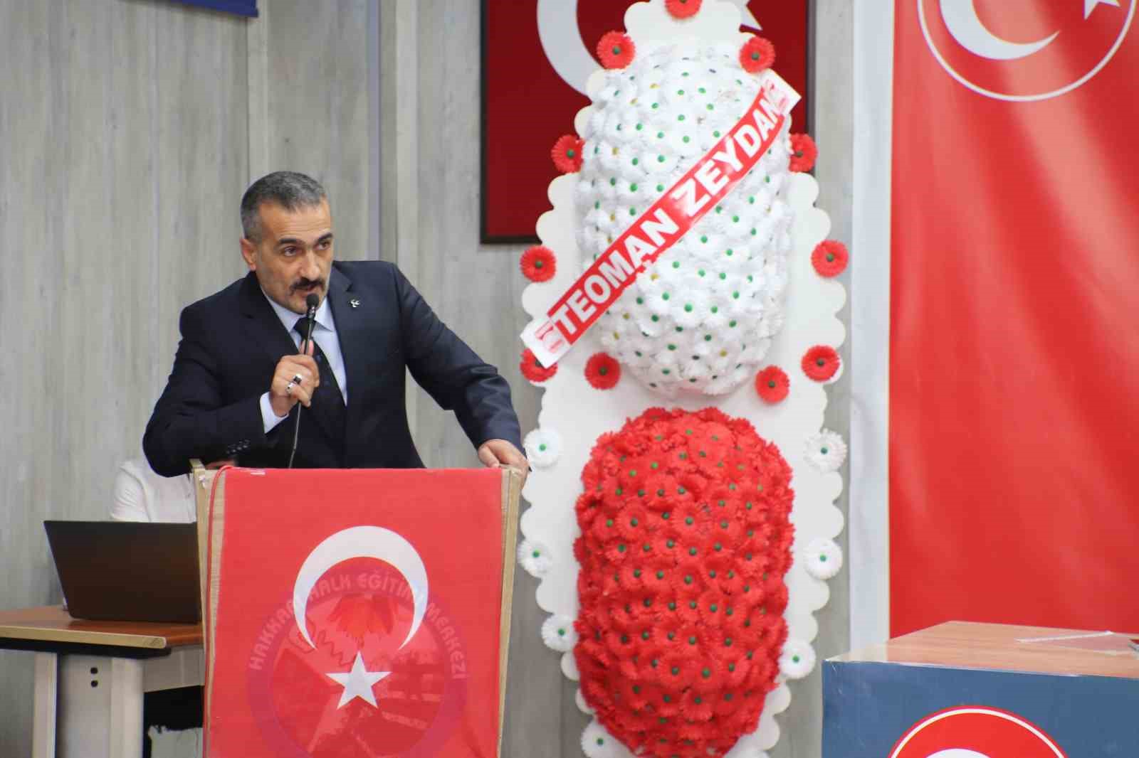 MHP Hakkari İl Başkanı Fatih Öztepe güven tazeledi
