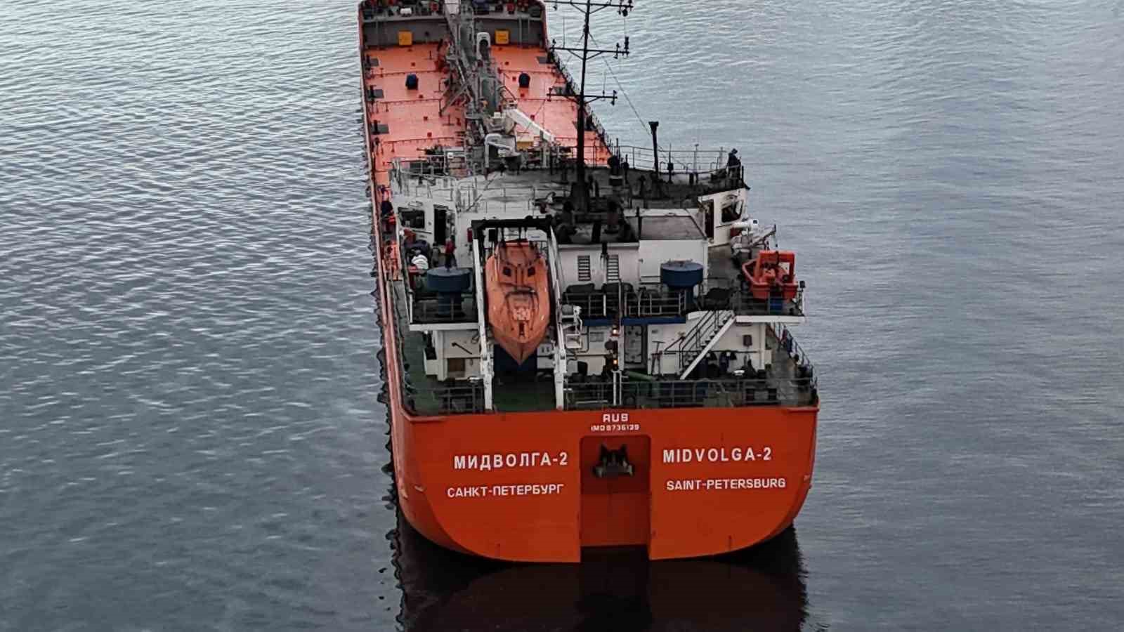 "MIDVOLGA-2" isimli gemi Sinop açıklarına ulaştı
