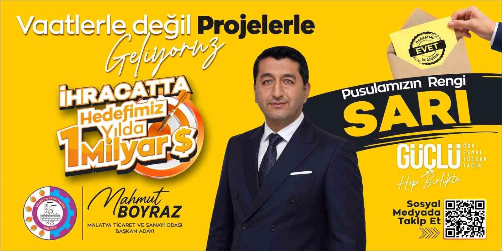 MTSO Başkan Adayı Boyraz’ın pusula rengi belli oldu
