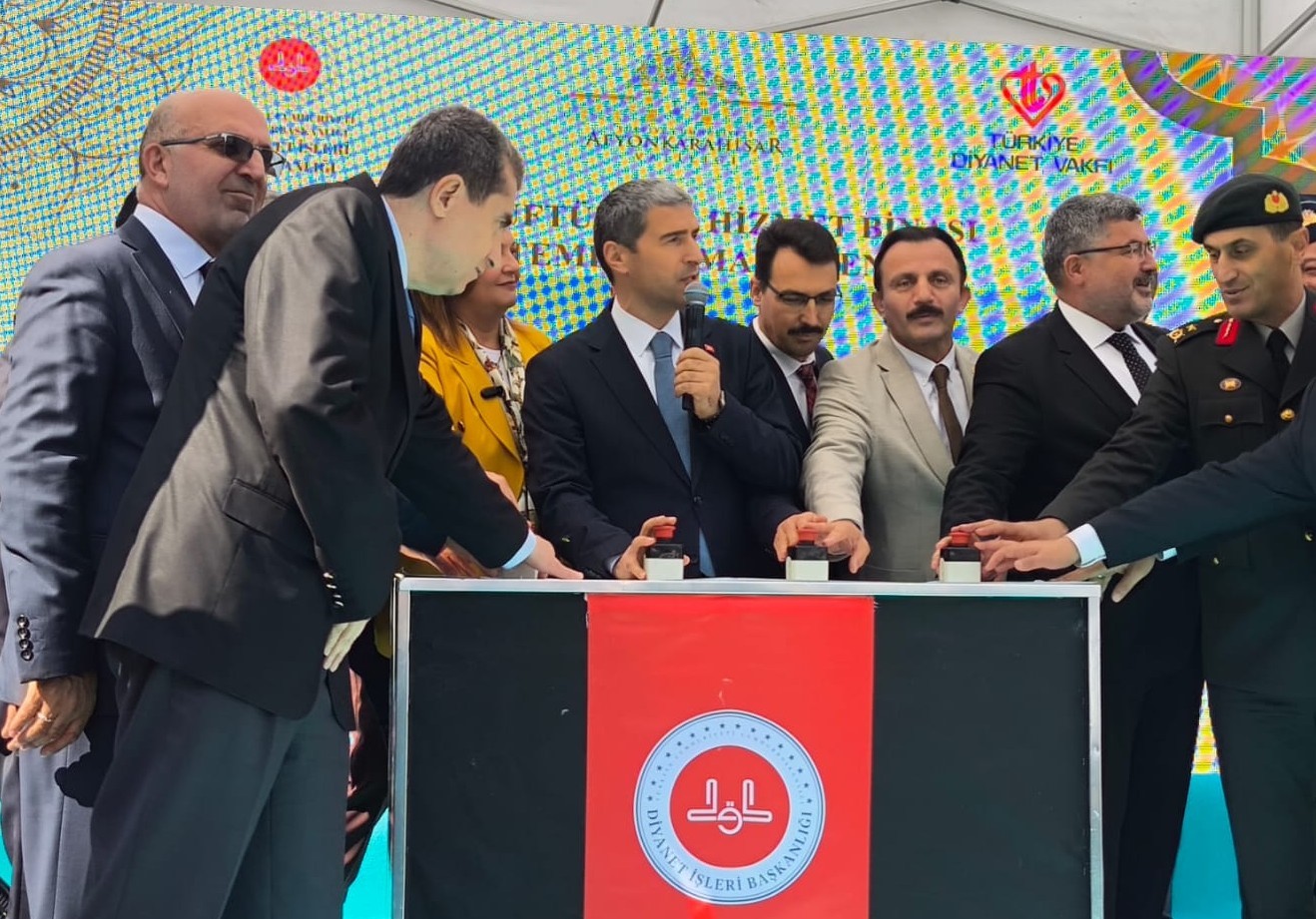 Müftülüğün yeni hizmet binasının temeli atıldı
