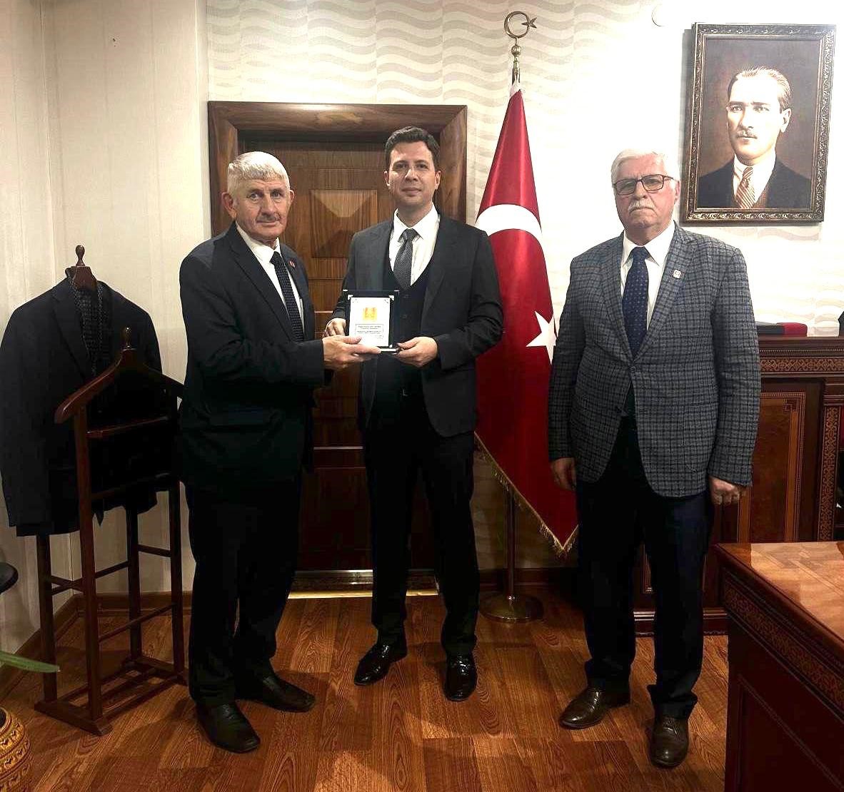 Muharip gazilerden kaymakamlara ziyaret
