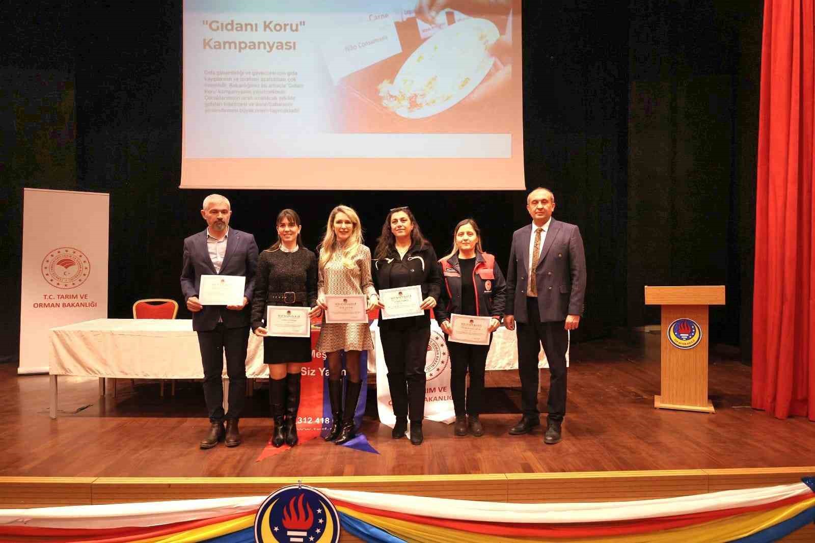 Öğrencilere güvenli gıda anlattıldı
