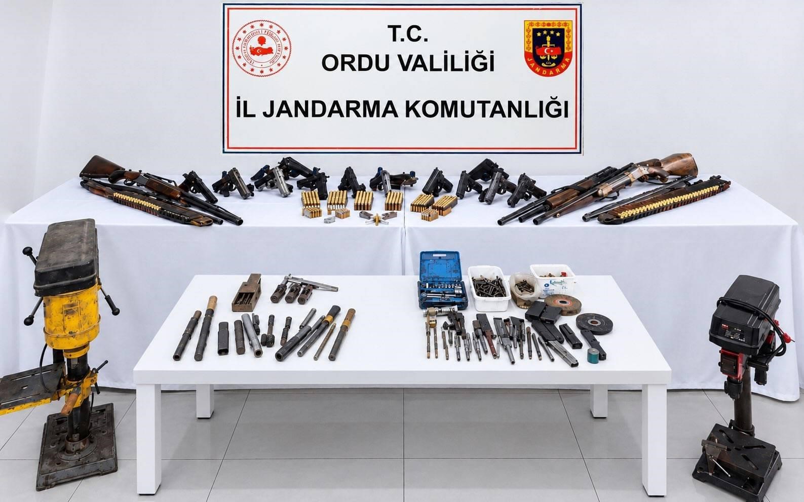 Ordu’da silah kaçakçılığı operasyonunda 2 gözaltı
