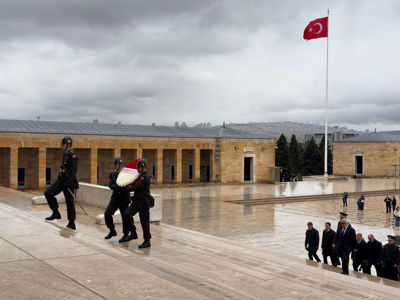 Rusya’nın Ankara Büyükelçisi Vershinin’den Anıtkabir’e ziyaret
