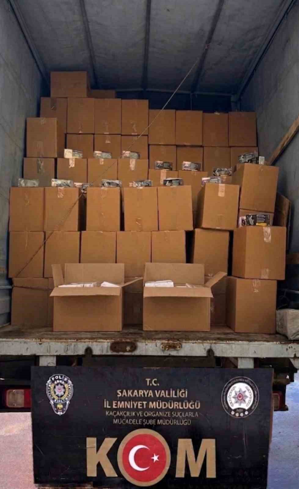 Sakarya’da polis ekipleri kaçakçılara göz açtırmıyor
