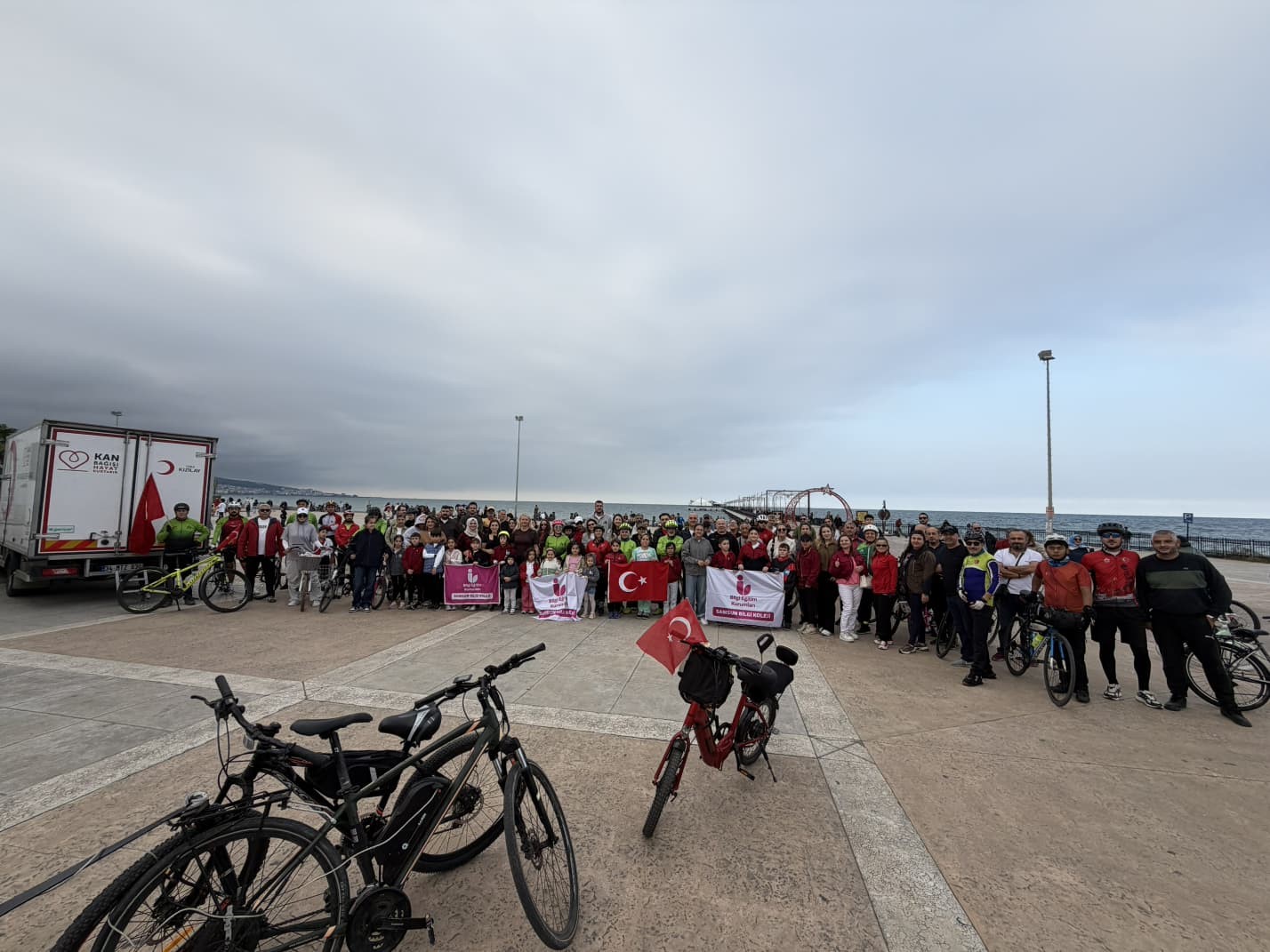 Samsun’da Cumhuriyet Bayramı kutlamaları kapsamında pedal çevrildi
