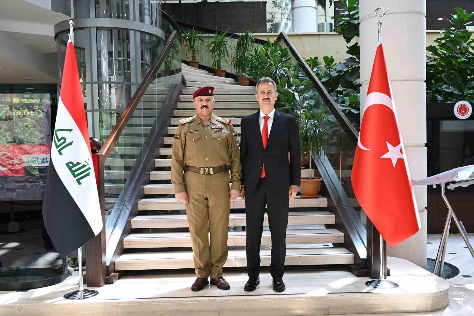 Savunma Sanayii Başkanı Görgün, Irak Silahlı Kuvvetleri Başkomutanlık Ofis Müdürü Orgeneral Al-Shammari’yi makamında ağırladı
