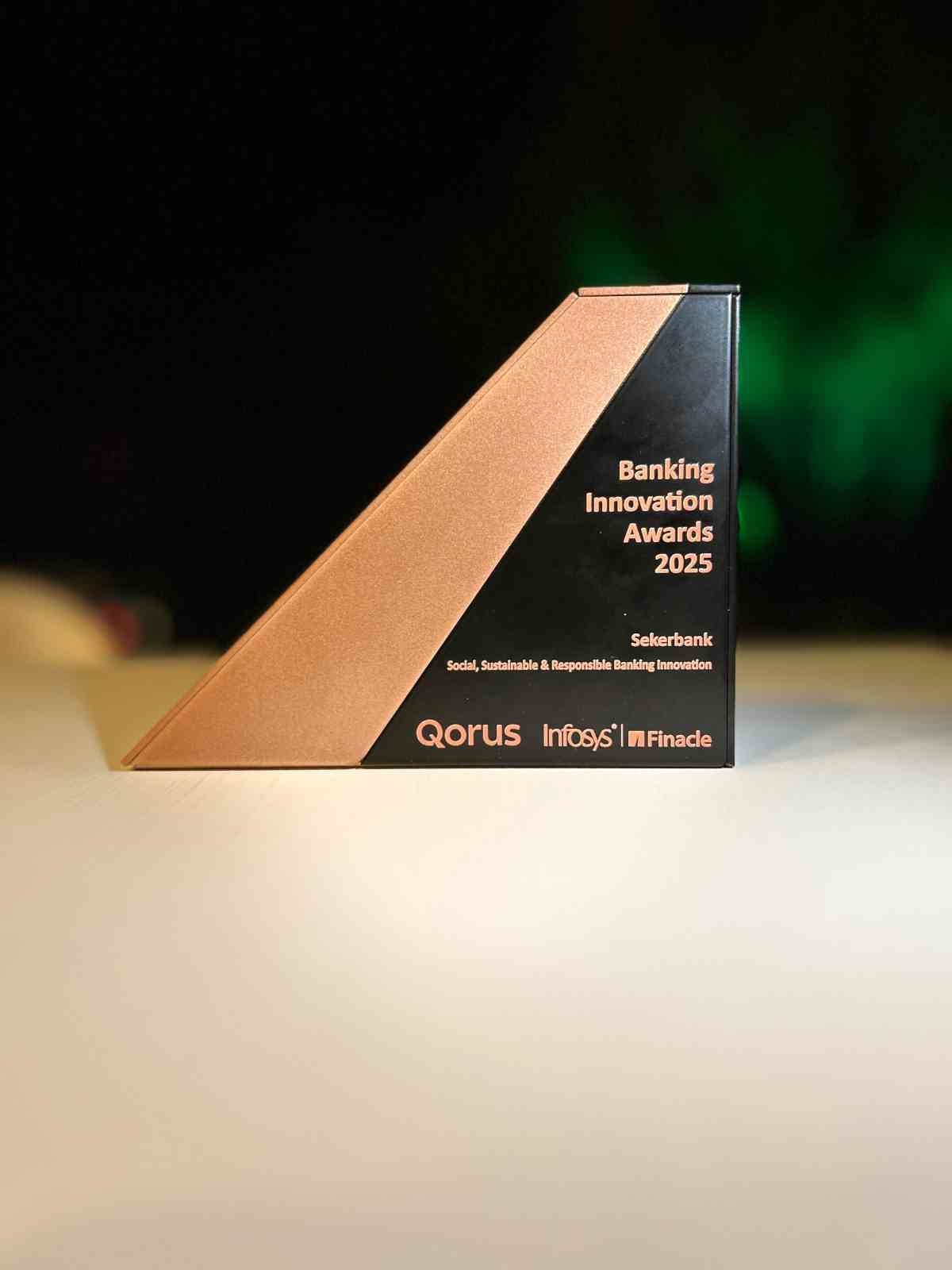 Şekerbank’ın tarımda dijitalleşmeyi destekleyen projesine uluslararası ödül
