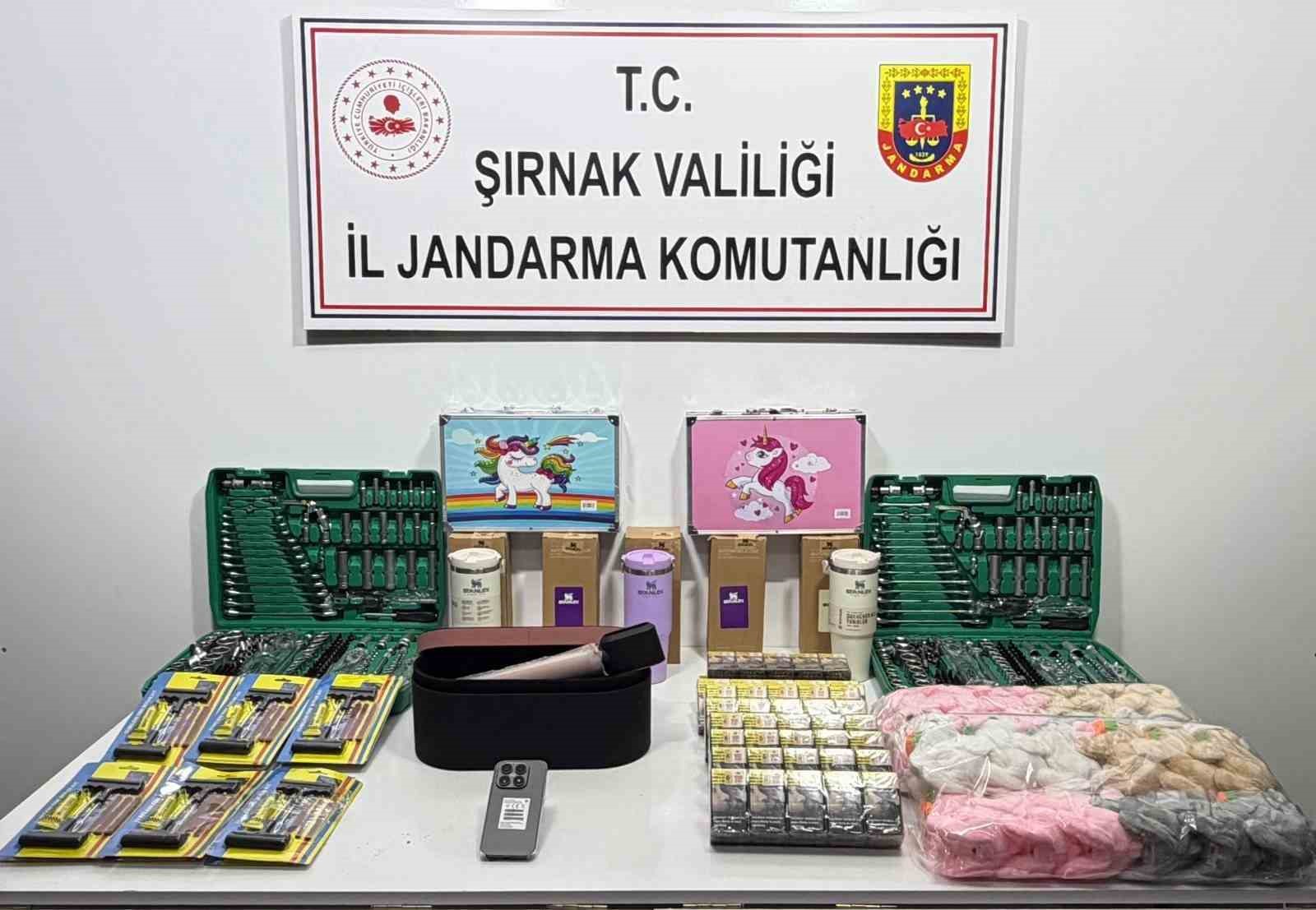 Şırnak’ta jandarmadan asayiş, kaçakçılık ve narkotik operasyonu
