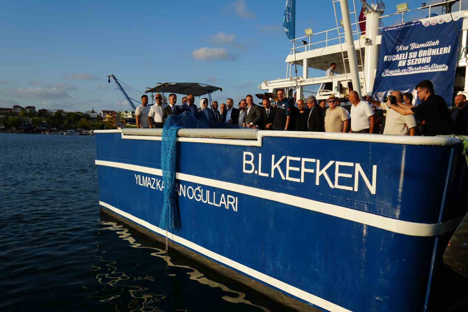 Su ürünleri av sezonu Kefken’de "Vira Bismillah" diyerek açıldı
