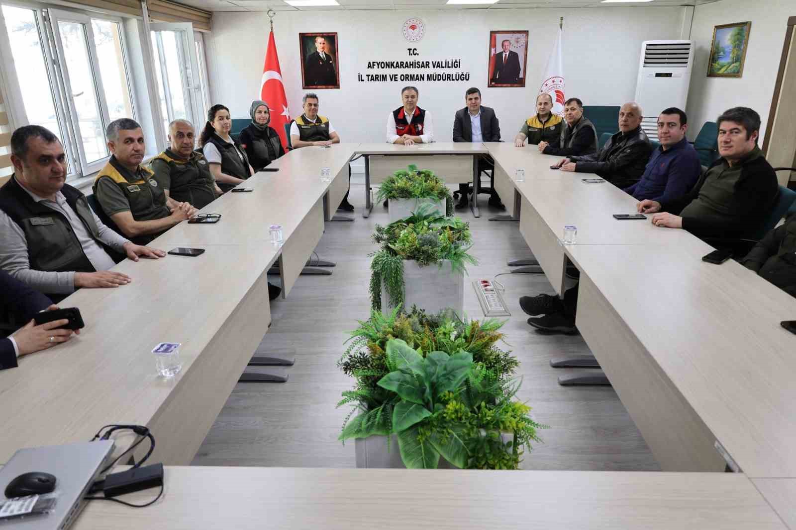 Tarım ve Orman İl Müdürlüğü tarafından koordinasyon toplantısı yapıldı
