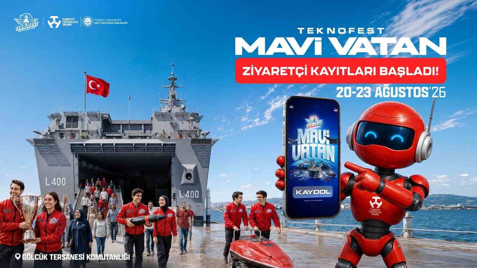 TEKNOFEST Mavi Vatan ziyaretçi kayıtları başladı
