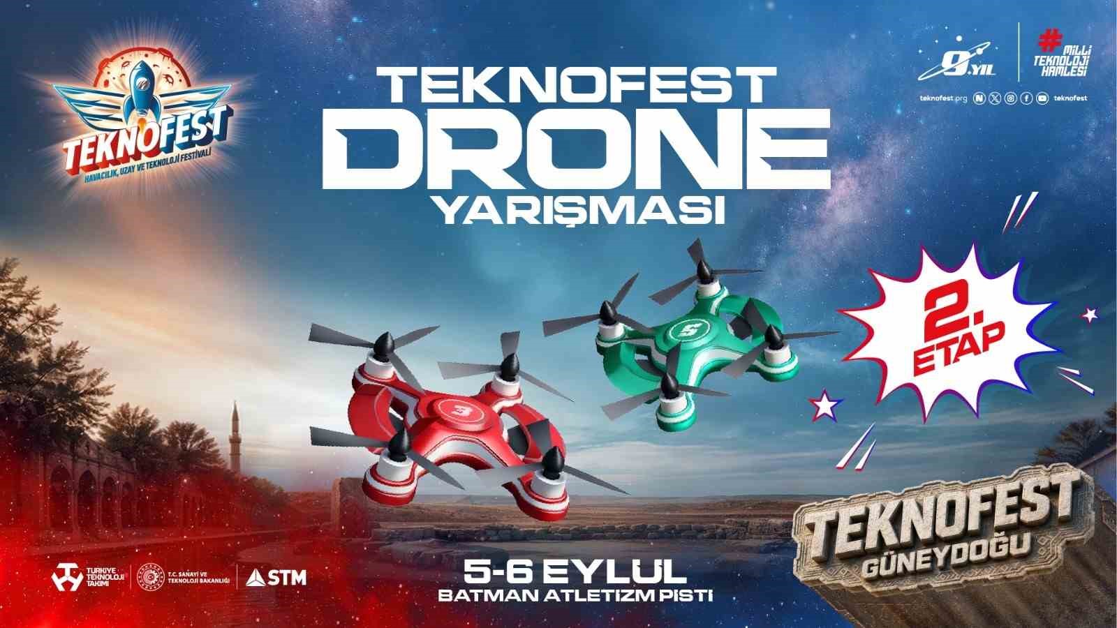 TEKNOFEST’te hız ve refleks yarışı: Drone şampiyonası Batman’a taşınıyor
