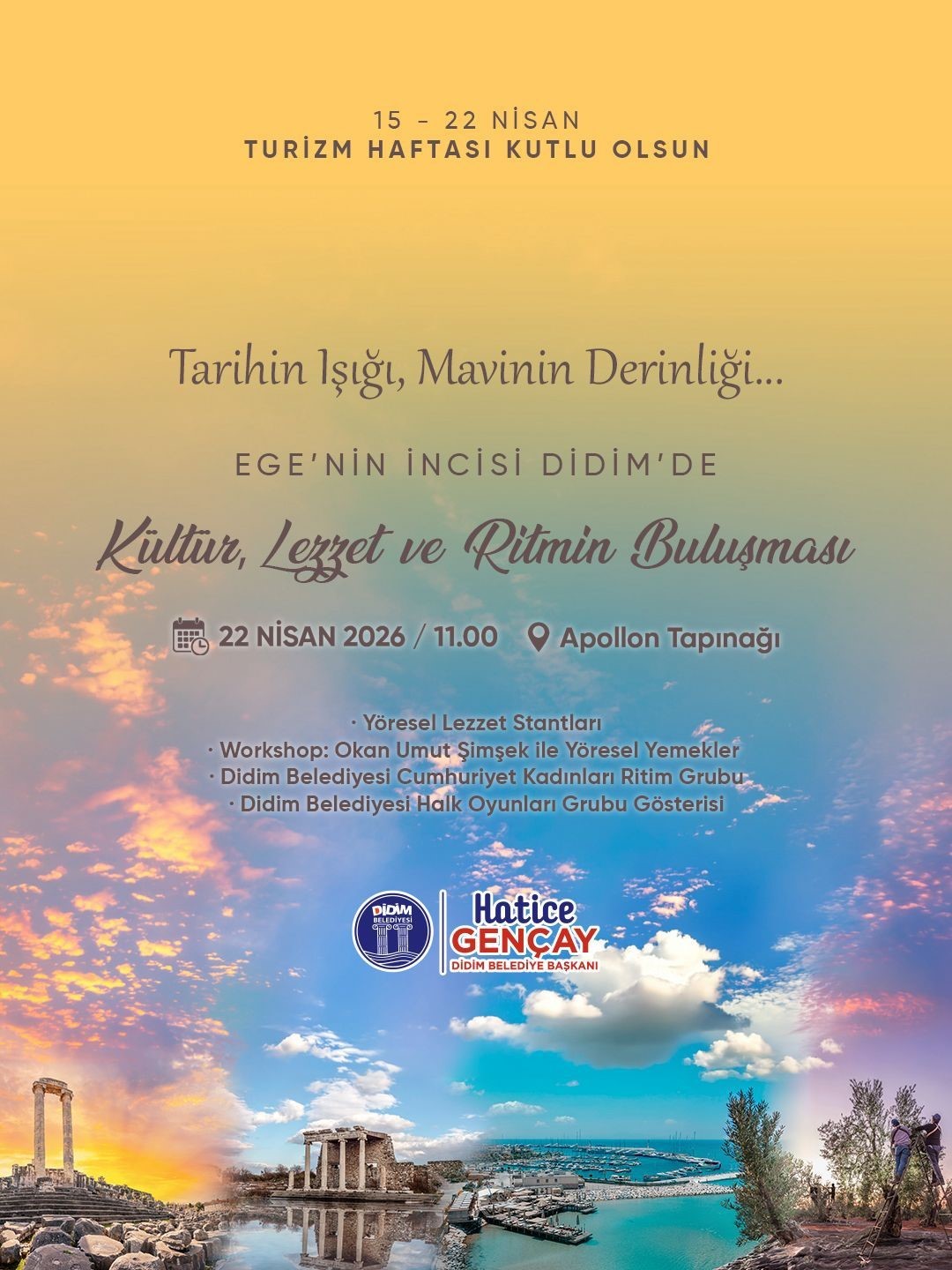 Turizm Haftası Apollon Tapınağı’nda özel bir programla kutlanacak
