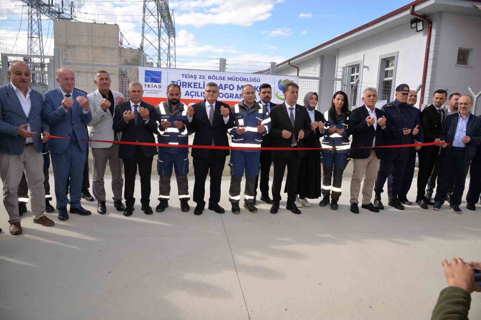 Türkeli Transformatör Merkezi hizmete açıldı
