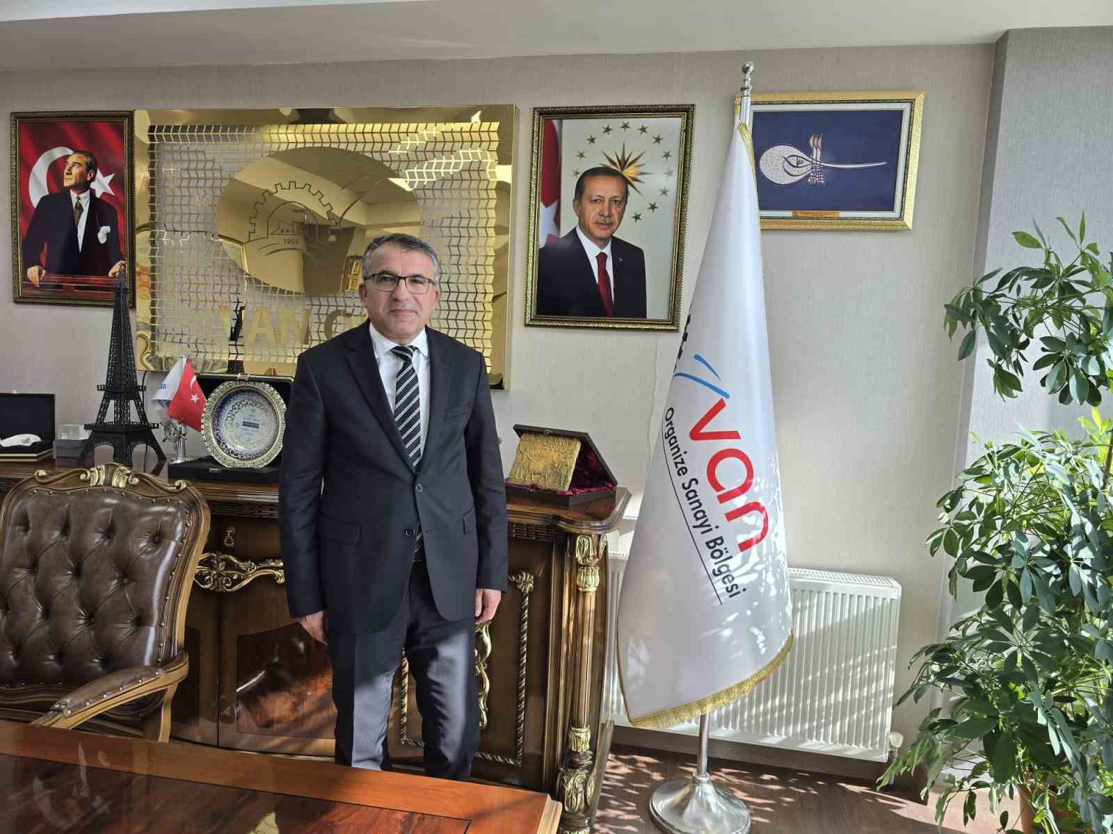 Van OSB Başkanı Memet Aslan: "Güvenli kentler inşa etmeliyiz"
