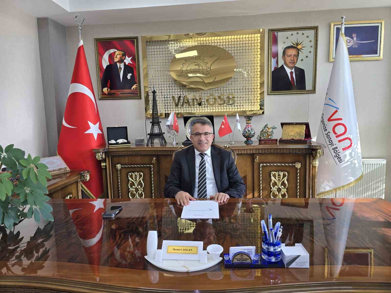 Van OSB Başkanı Memet Aslan: "Van-Şırnak yolu ve kesintisiz demiryolu kentimiz için zarurettir"
