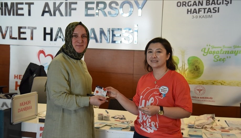 Vatandaşlardan organ bağışına yoğun ilgi
