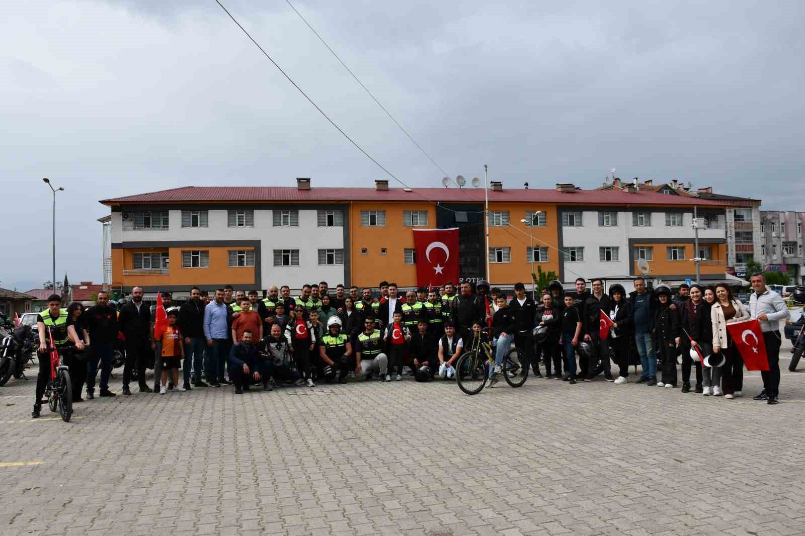 Vezirköprü’de motosiklet korteji
